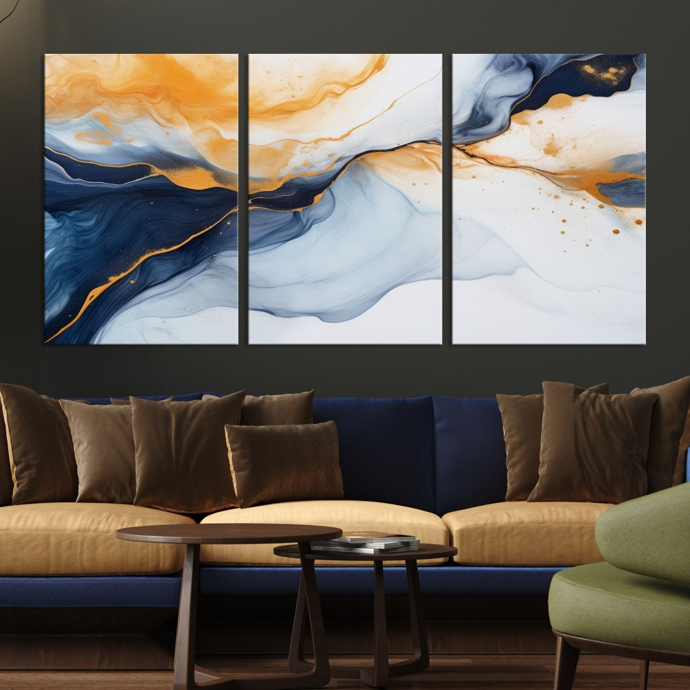 Abstract Wall Art, Marble Wall Decor, Marble Canvas Print, Abstract Canvas Print, Marble Painting, Set of