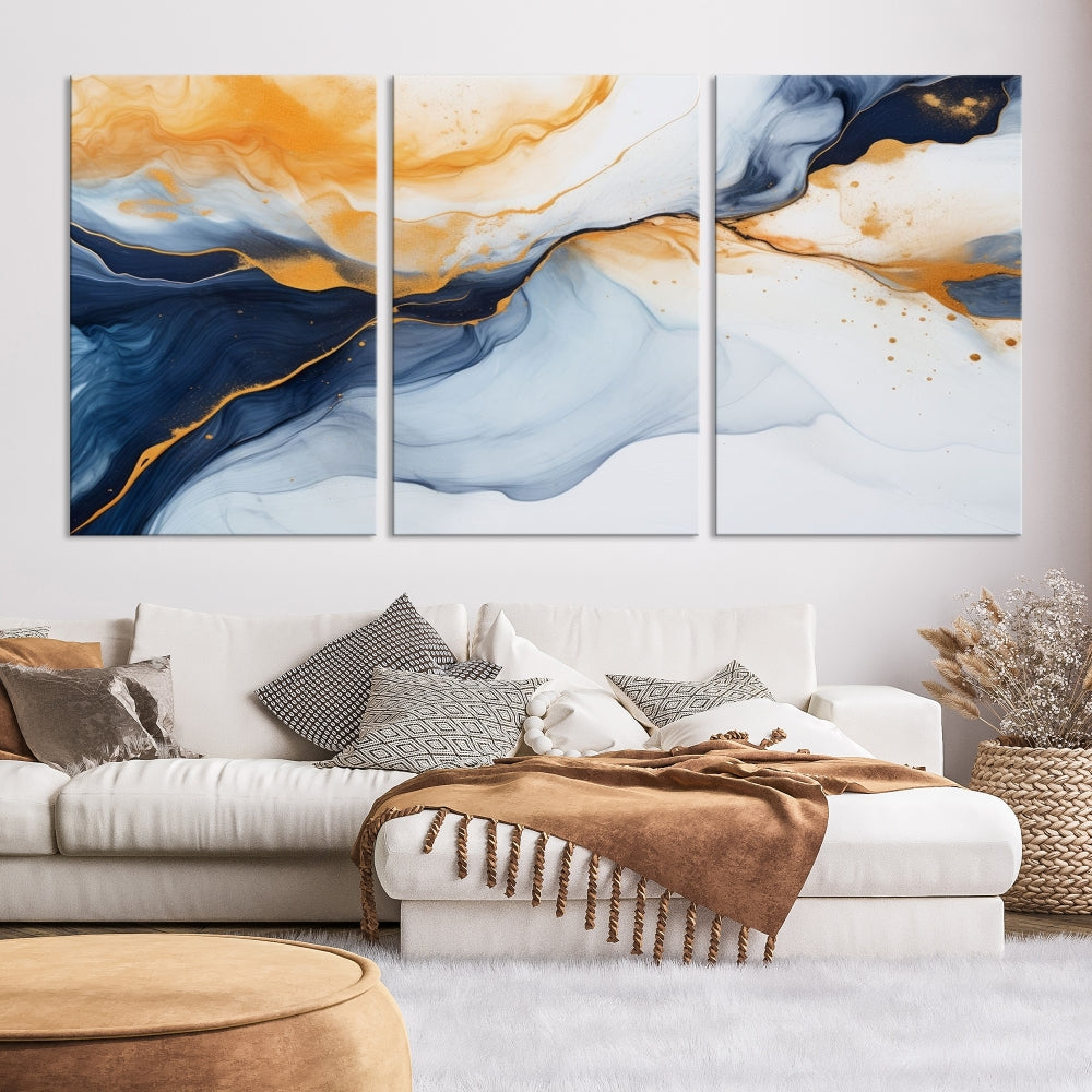 Abstract Wall Art, Marble Wall Decor, Marble Canvas Print, Abstract Canvas Print, Marble Painting, Set of