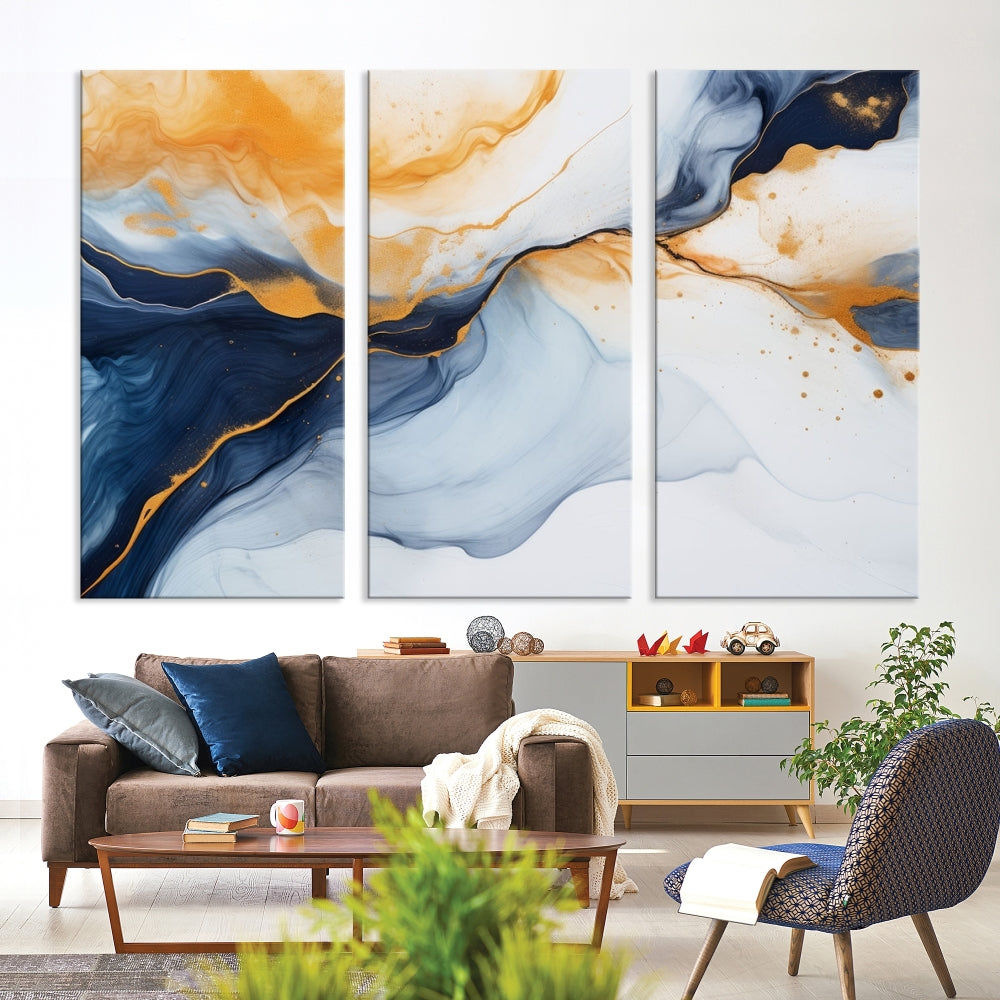 Abstract Wall Art, Marble Wall Decor, Marble Canvas Print, Abstract Canvas Print, Marble Painting, Set of