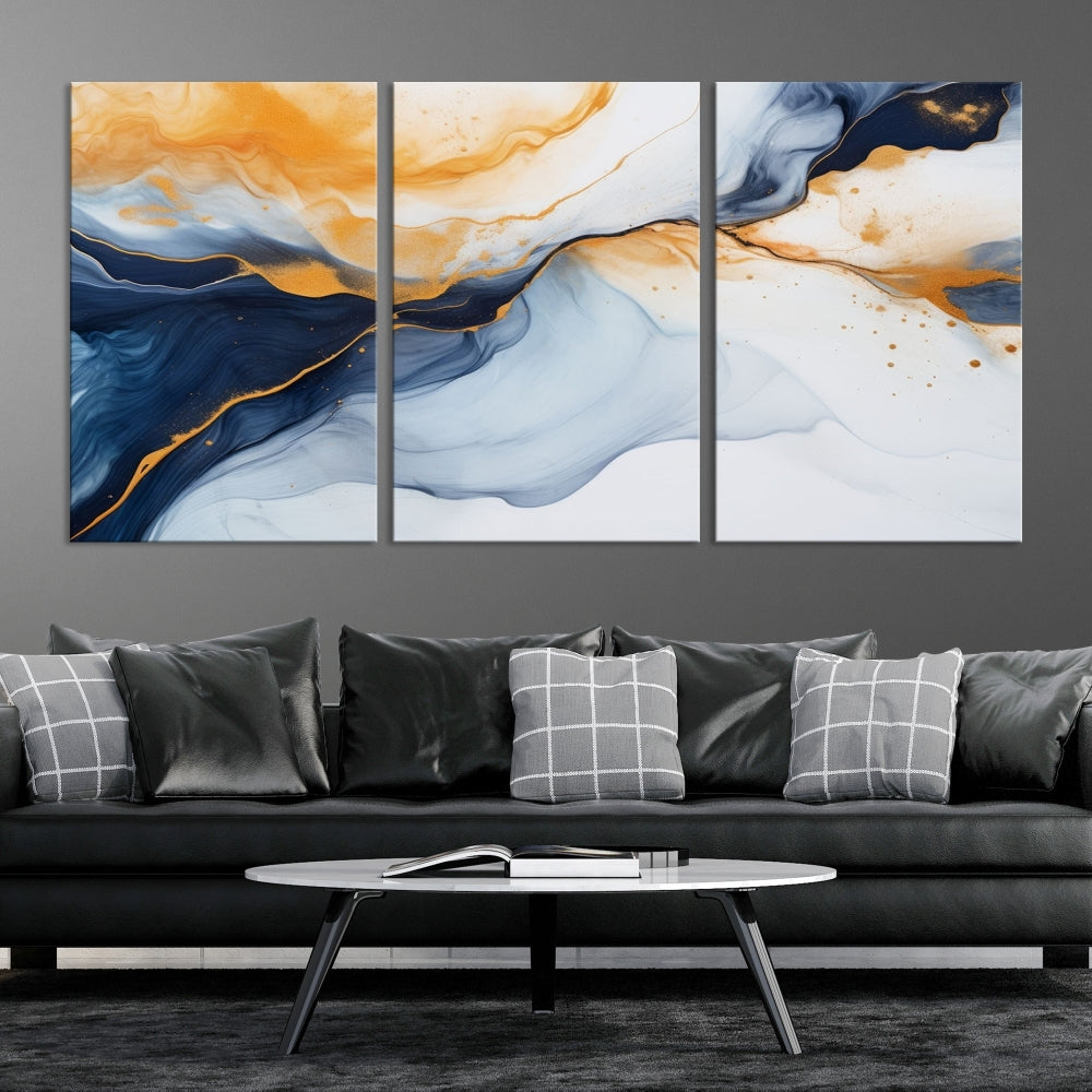 Abstract Wall Art, Marble Wall Decor, Marble Canvas Print, Abstract Canvas Print, Marble Painting, Set of