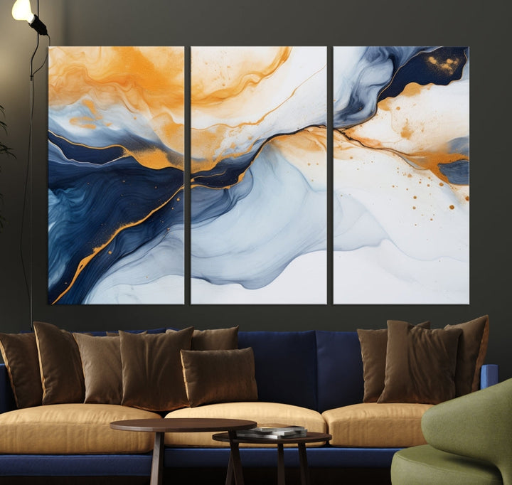 Abstract Wall Art, Marble Wall Decor, Marble Canvas Print, Abstract Canvas Print, Marble Painting, Set of