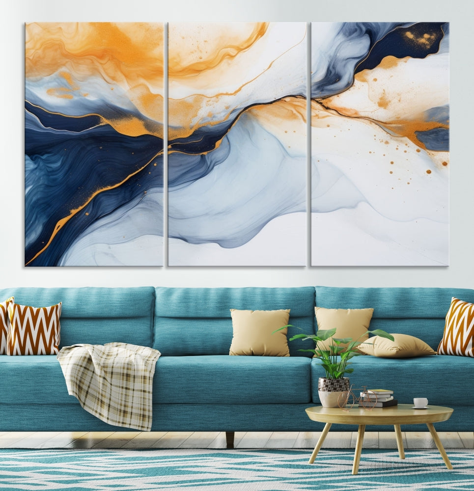 Abstract Wall Art, Marble Wall Decor, Marble Canvas Print, Abstract Canvas Print, Marble Painting, Set of