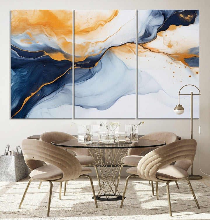 Abstract Wall Art, Marble Wall Decor, Marble Canvas Print, Abstract Canvas Print, Marble Painting, Set of