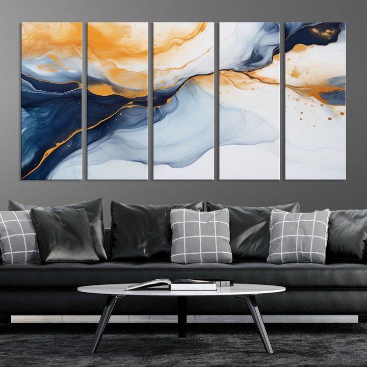 Abstract Wall Art, Marble Wall Decor, Marble Canvas Print, Abstract Canvas Print, Marble Painting, Set of