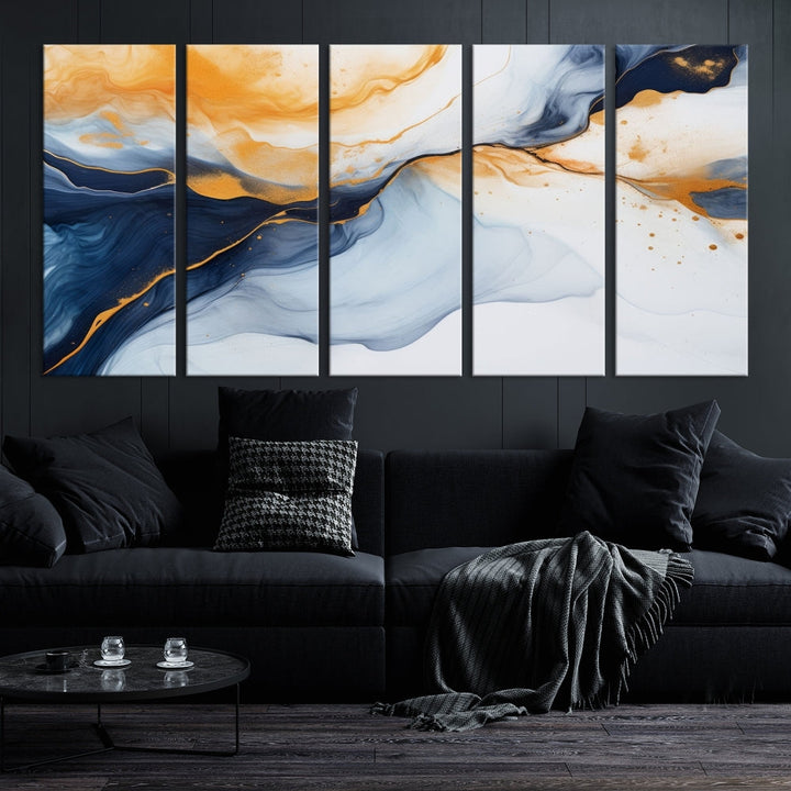 Abstract Wall Art, Marble Wall Decor, Marble Canvas Print, Abstract Canvas Print, Marble Painting, Set of