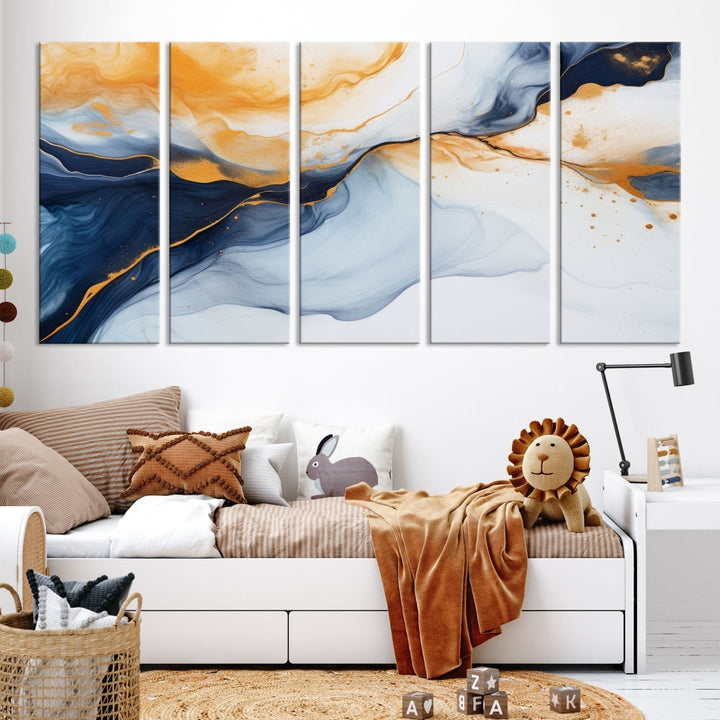 Abstract Wall Art, Marble Wall Decor, Marble Canvas Print, Abstract Canvas Print, Marble Painting, Set of