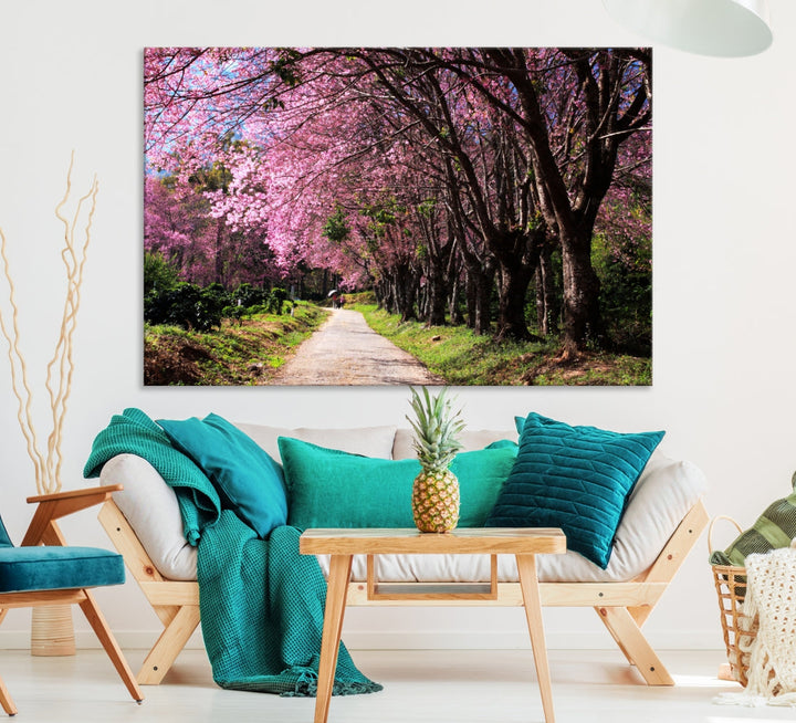 Almond Tree Wall Art Nature Canvas Print Large Wall Decor