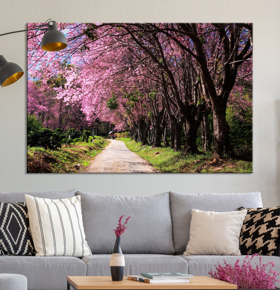 Almond Tree Wall Art Nature Canvas Print Large Wall Decor