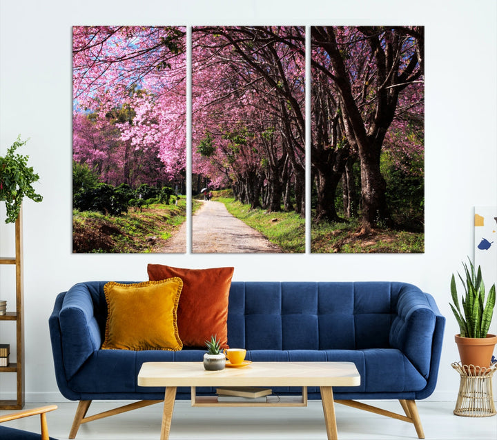 Almond Tree Wall Art Nature Canvas Print Large Wall Decor