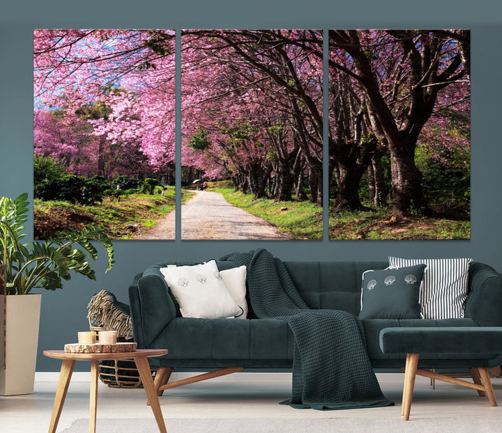 Almond Tree Wall Art Nature Canvas Print Large Wall Decor