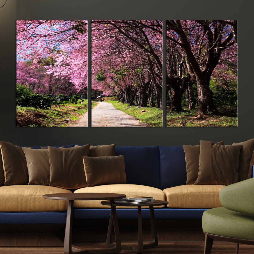 Almond Tree Wall Art Nature Canvas Print Large Wall Decor