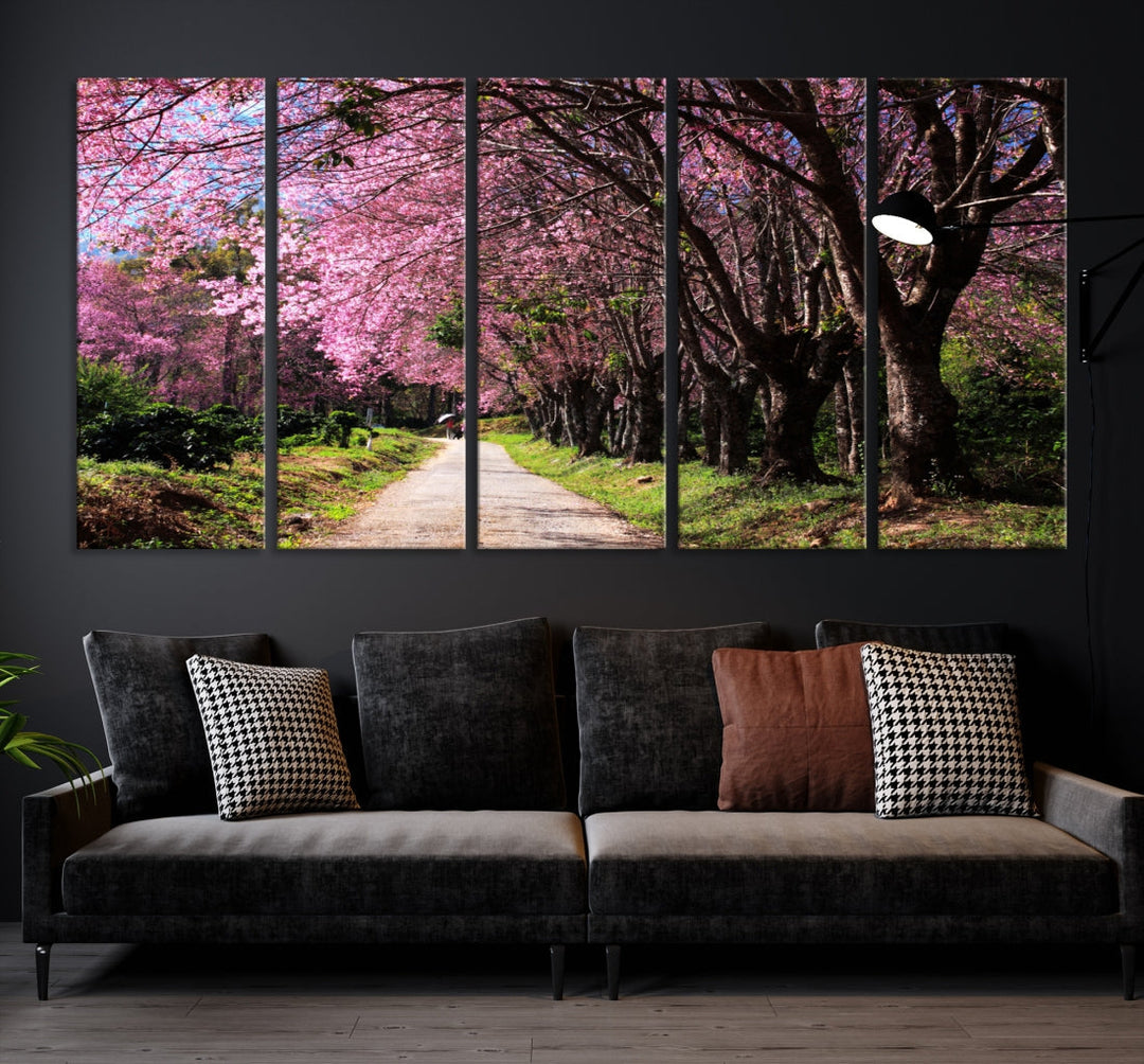 Almond Tree Wall Art Nature Canvas Print Large Wall Decor