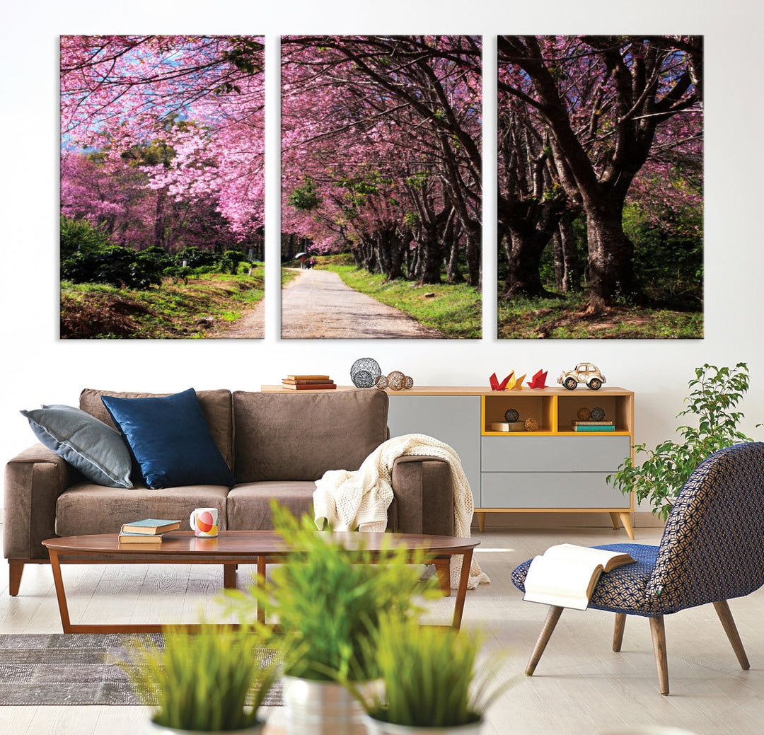 Almond Tree Wall Art Nature Canvas Print Large Wall Decor