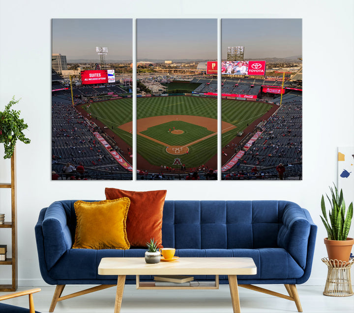 Angel Stadium Wall Art Canvas Print