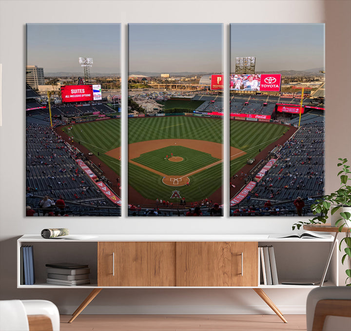 Angel Stadium Wall Art Canvas Print