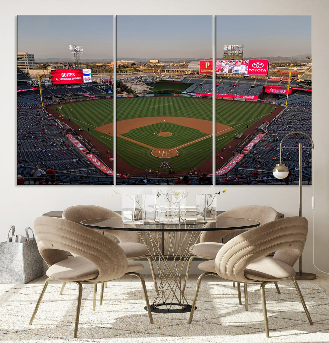 Angel Stadium Wall Art Canvas Print