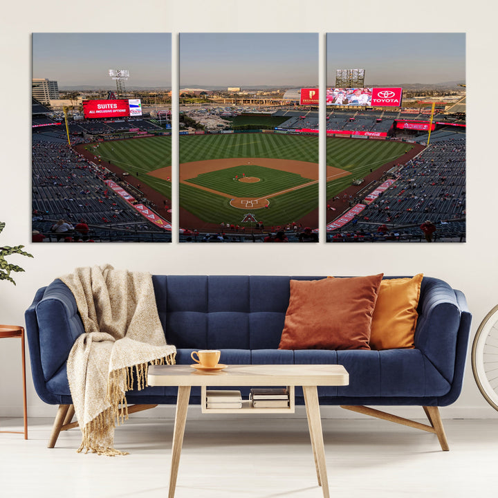 Angel Stadium Wall Art Canvas Print