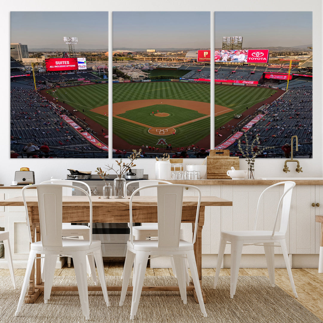 Angel Stadium Wall Art Canvas Print