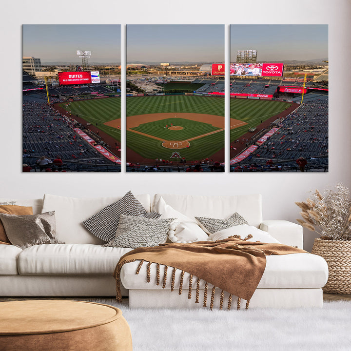 Angel Stadium Wall Art Canvas Print