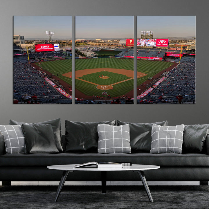 Angel Stadium Wall Art Canvas Print