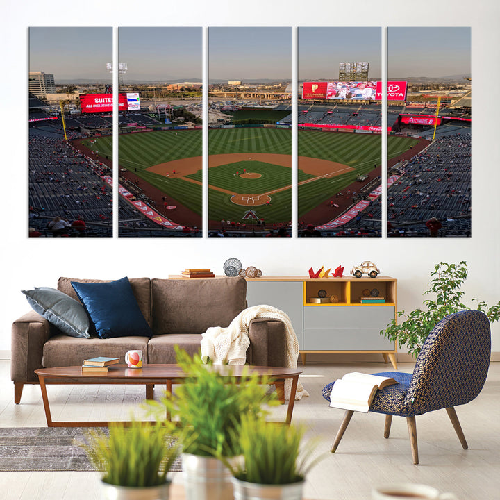 Angel Stadium Wall Art Canvas Print