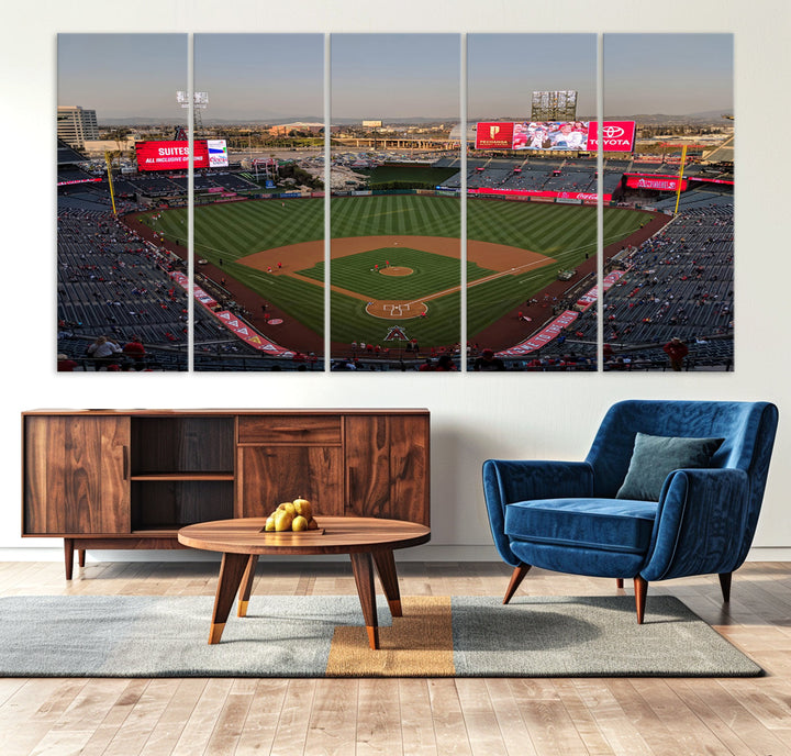 Angel Stadium Wall Art Canvas Print