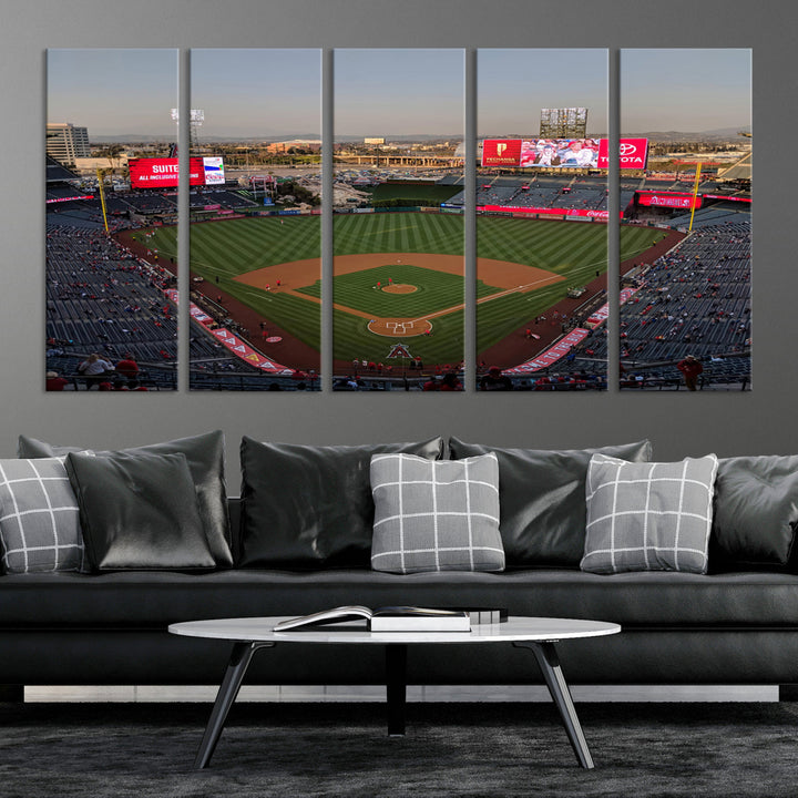 Angel Stadium Wall Art Canvas Print