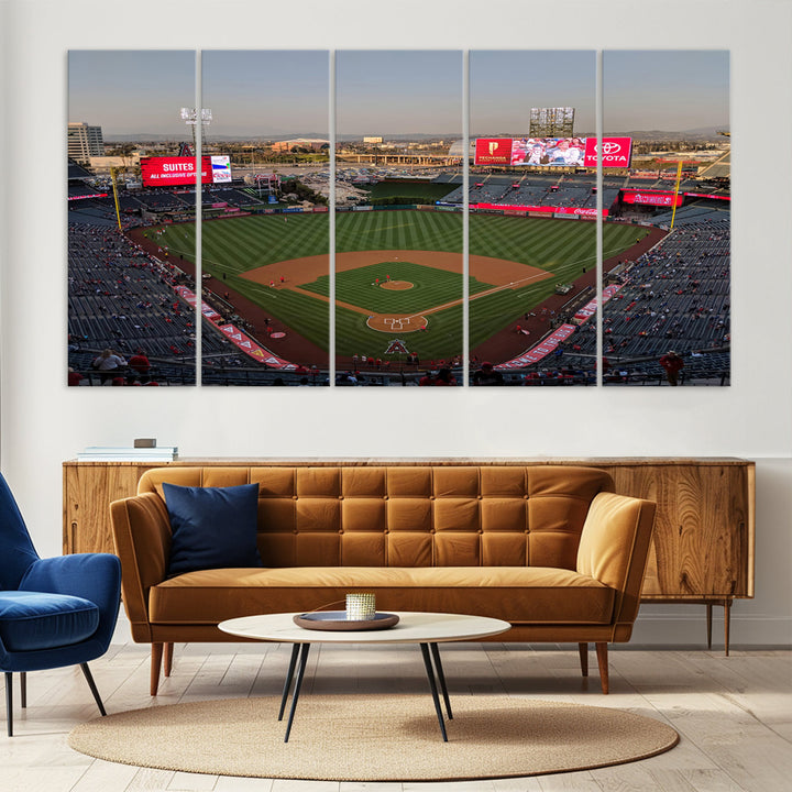 Angel Stadium Wall Art Canvas Print