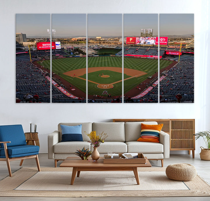 Angel Stadium Wall Art Canvas Print