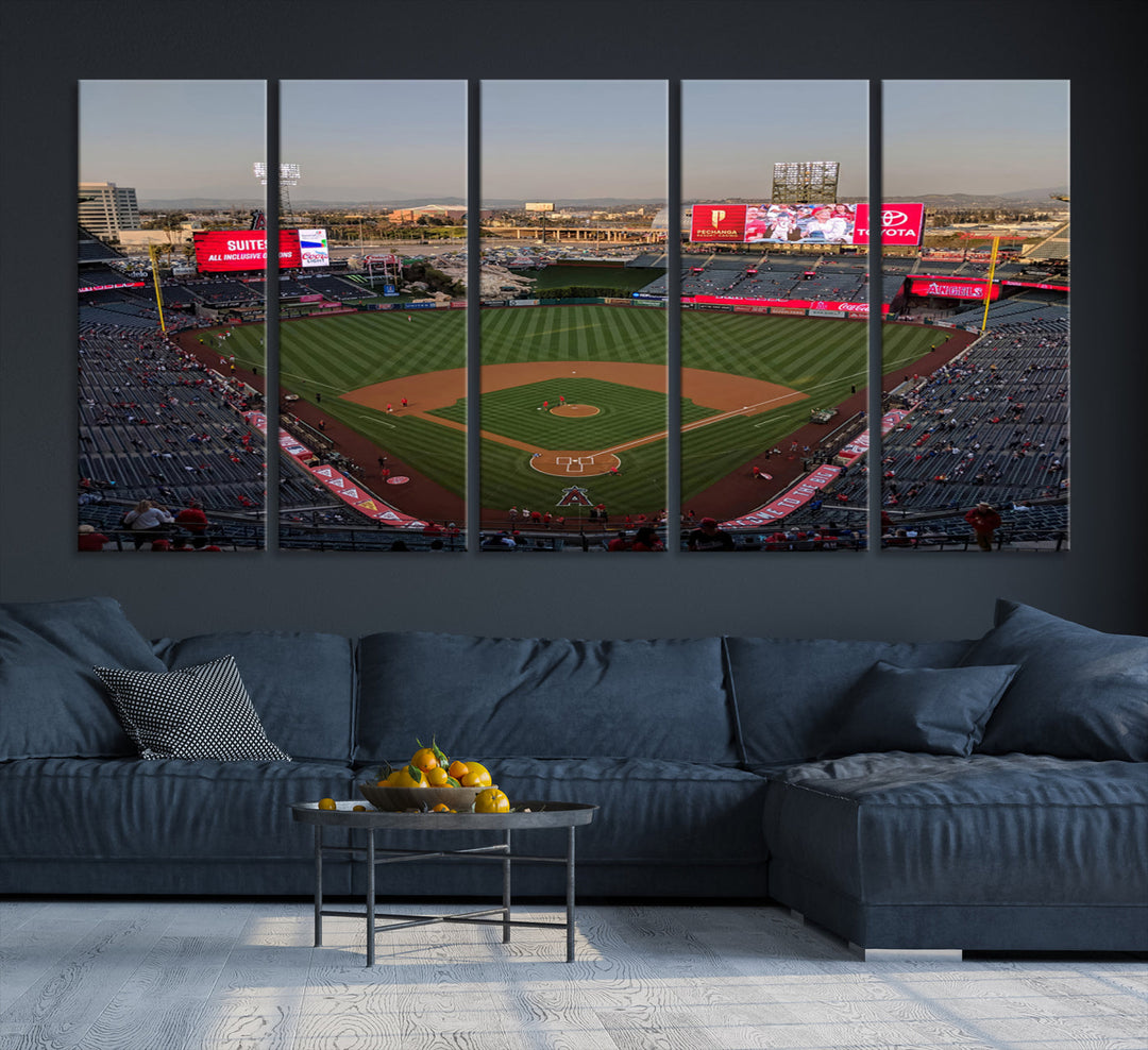 Angel Stadium Wall Art Canvas Print