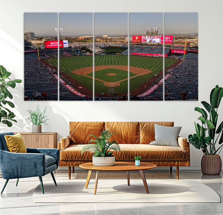 Angel Stadium Wall Art Canvas Print