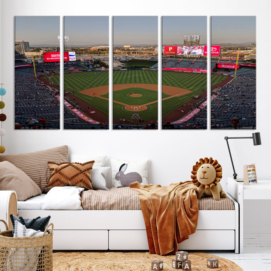 Angel Stadium Wall Art Canvas Print