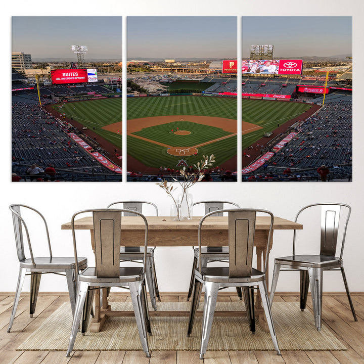 Angel Stadium Wall Art Canvas Print