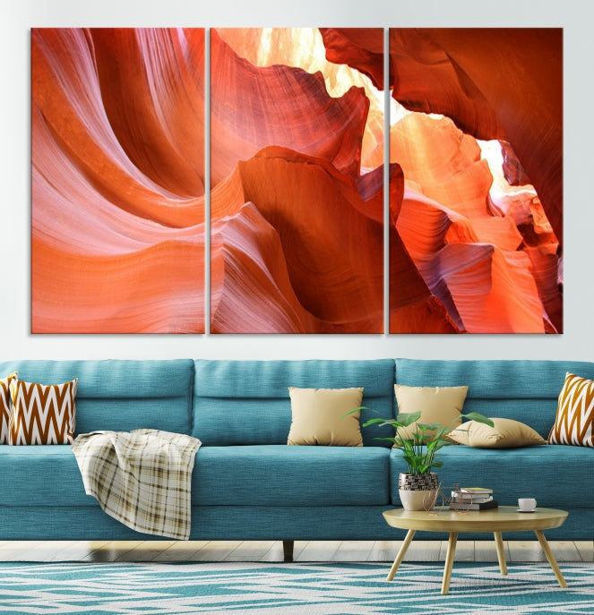 Antelope Canyon Nature Photography Large Wall Art Canvas Print