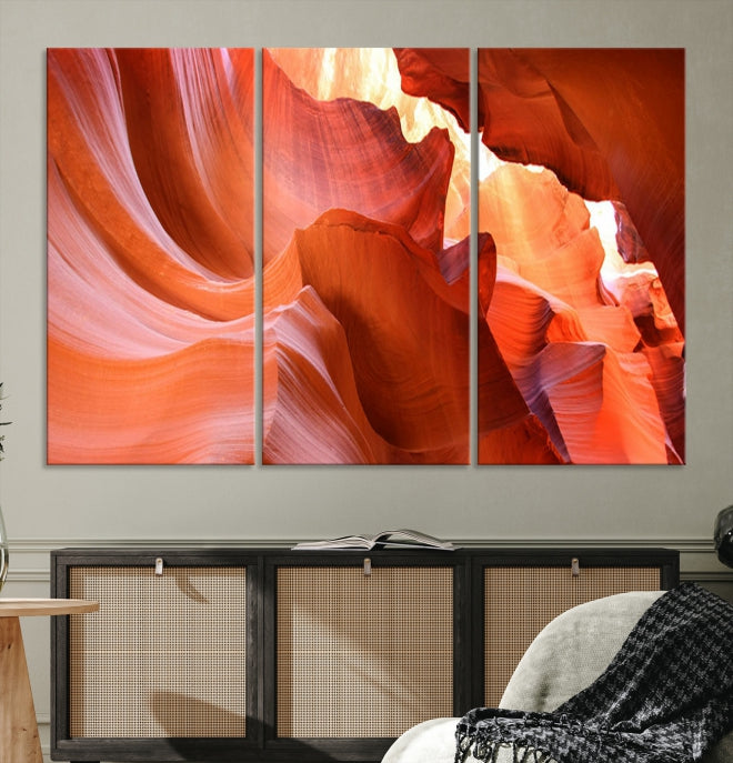 Antelope Canyon Nature Photography Large Wall Art Canvas Print