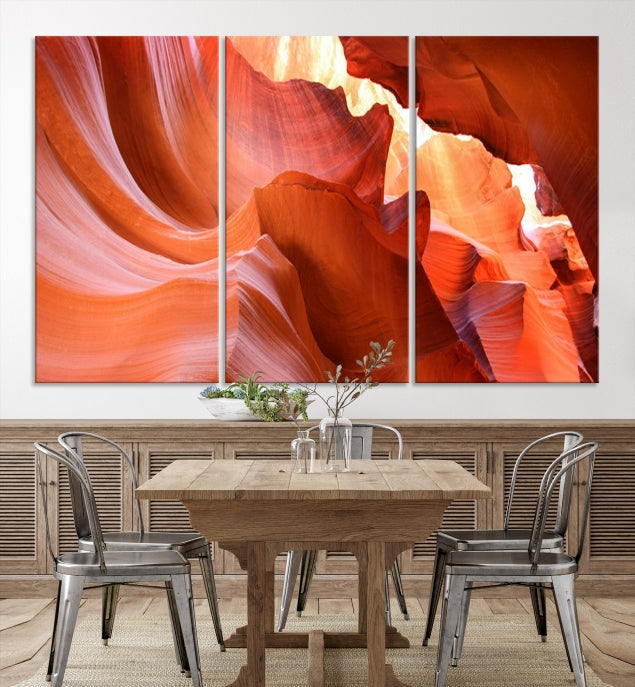 Antelope Canyon Nature Photography Large Wall Art Canvas Print