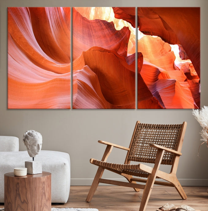 Antelope Canyon Nature Photography Large Wall Art Canvas Print