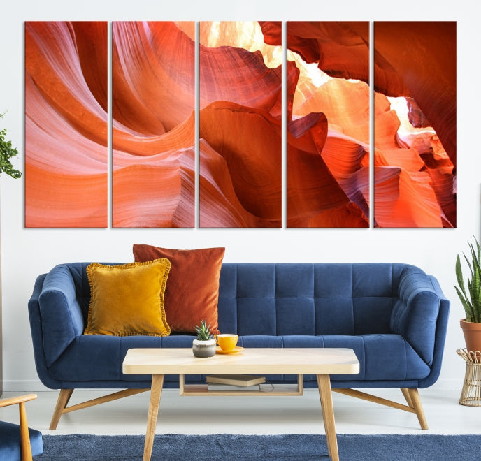 Antelope Canyon Nature Photography Large Wall Art Canvas Print