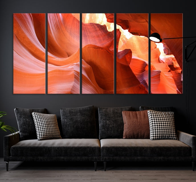 Antelope Canyon Nature Photography Large Wall Art Canvas Print