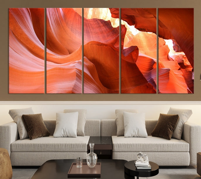 Antelope Canyon Nature Photography Large Wall Art Canvas Print