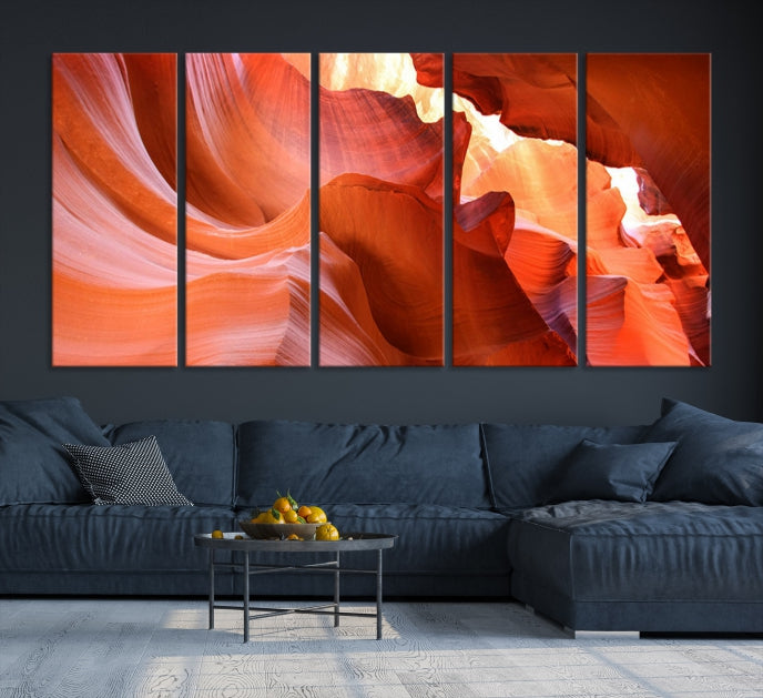 Antelope Canyon Nature Photography Large Wall Art Canvas Print