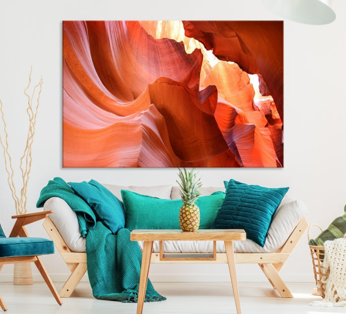 Antelope Canyon Nature Photography Large Wall Art Canvas Print