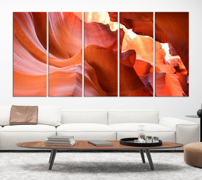 Antelope Canyon Nature Photography Large Wall Art Canvas Print