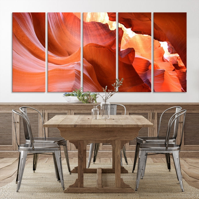 Antelope Canyon Nature Photography Large Wall Art Canvas Print