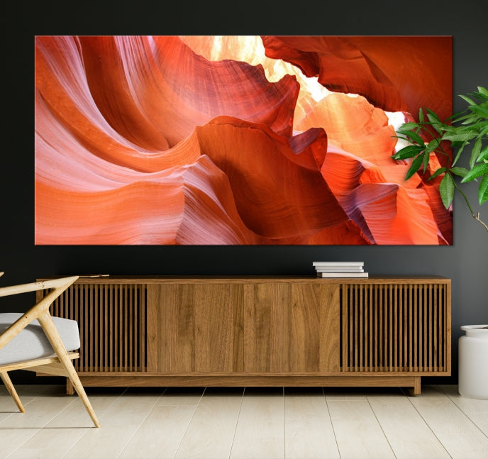 Antelope Canyon Nature Photography Large Wall Art Canvas Print