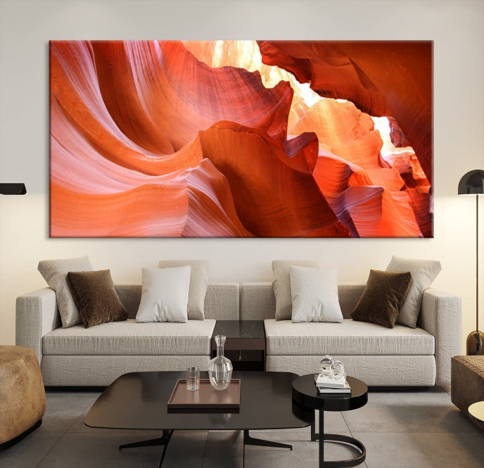 Antelope Canyon Nature Photography Large Wall Art Canvas Print