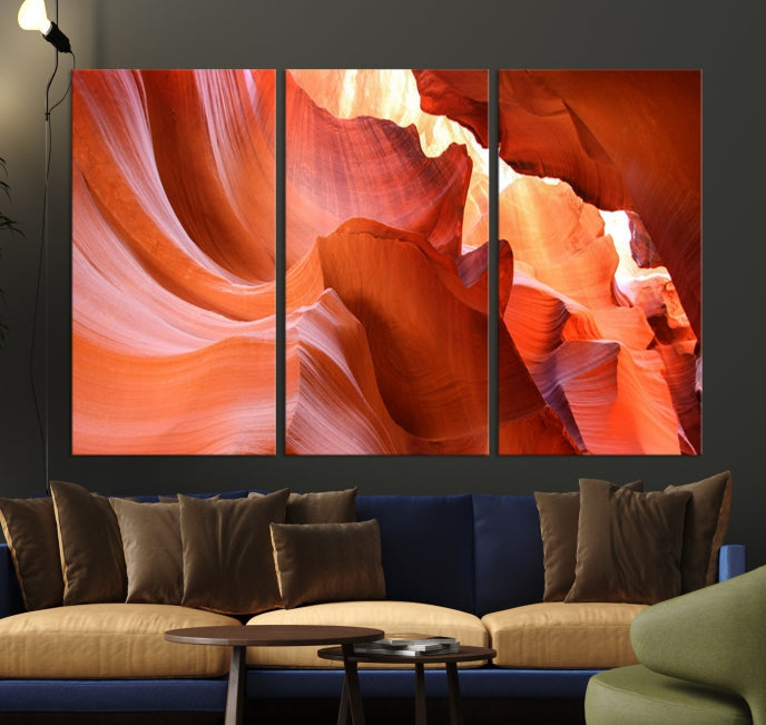 Antelope Canyon Nature Photography Large Wall Art Canvas Print