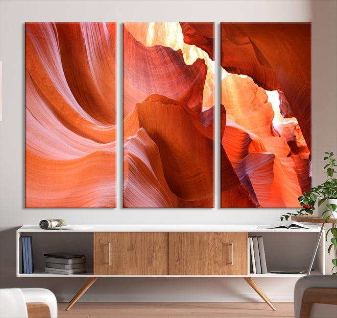 Antelope Canyon Nature Photography Large Wall Art Canvas Print