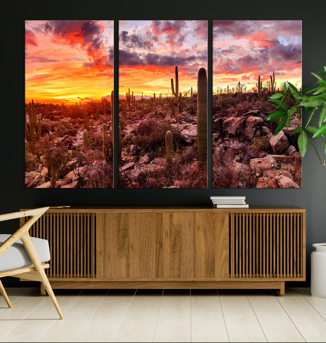 Arizona Desert Print, Western Cowboy Wall Art Print