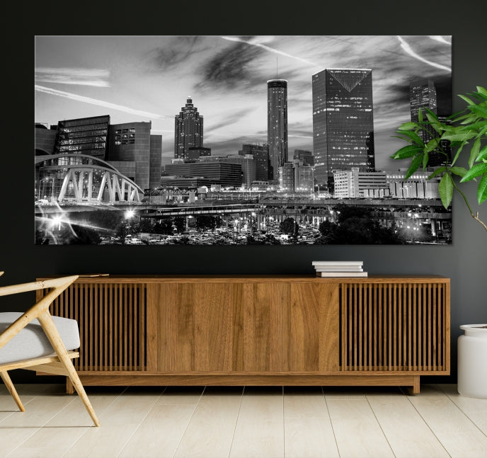 Atlanta Georgia Canvas Wall Art Skyline Cityscape Canvas Print